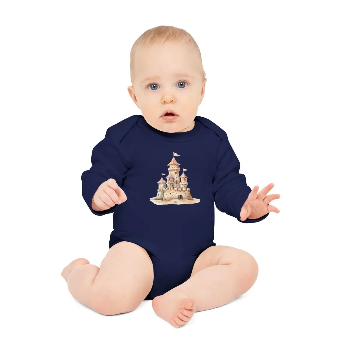 Enchanted Castle Baby Long-Sleeve Organic Bodysuit
