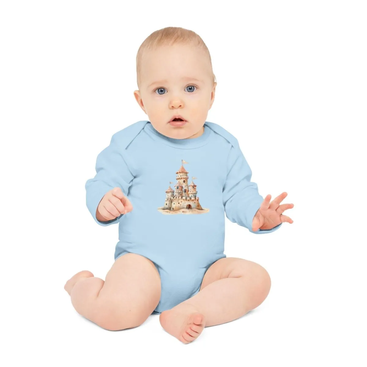 Enchanted Castle Baby Long-Sleeve Organic Bodysuit