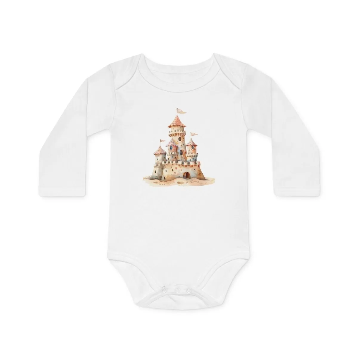 Enchanted Castle Baby Long-Sleeve Organic Bodysuit