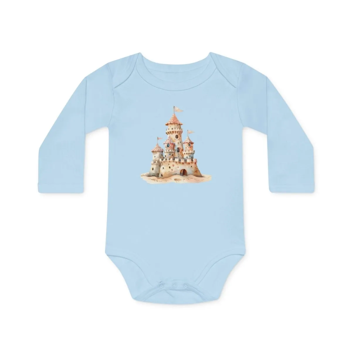 Enchanted Castle Baby Long-Sleeve Organic Bodysuit
