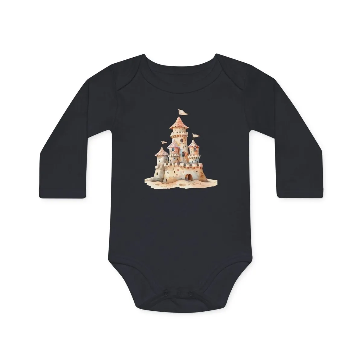 Enchanted Castle Baby Long-Sleeve Organic Bodysuit