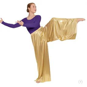 Eurotard Adult Metallic Palazzo Pants