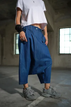 Extravagant Drop Crotch Denim Pants