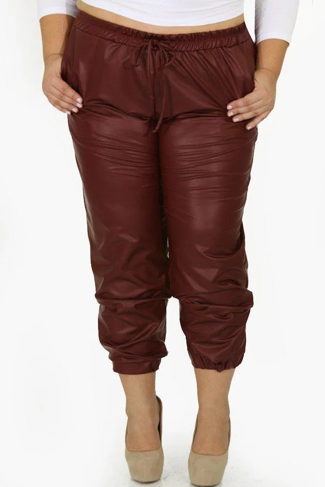 Faux Leather Pants