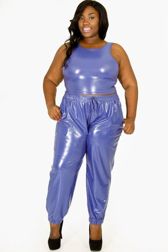 Faux Leather Pants