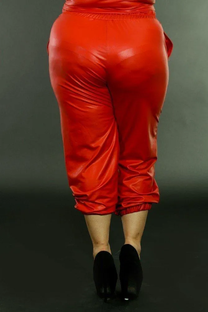 Faux Leather Pants