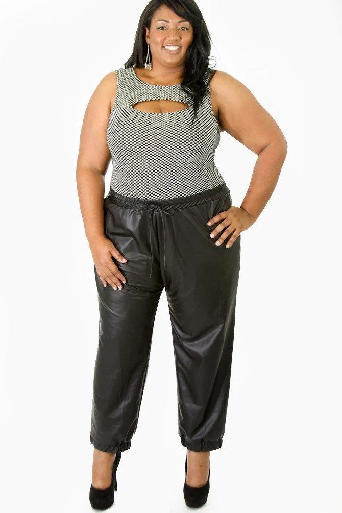 Faux Leather Pants