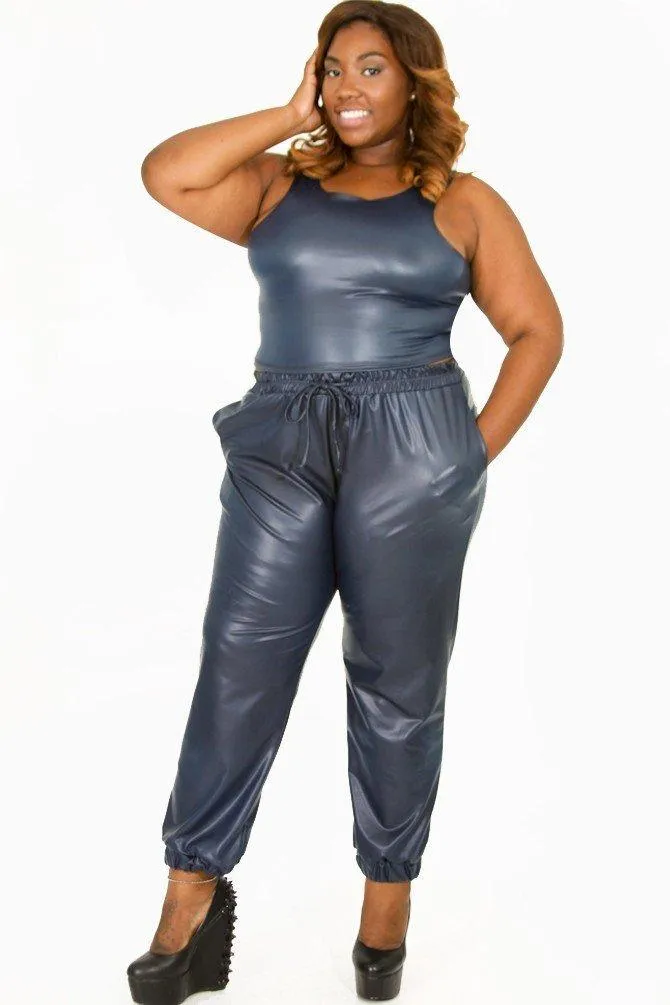 Faux Leather Pants