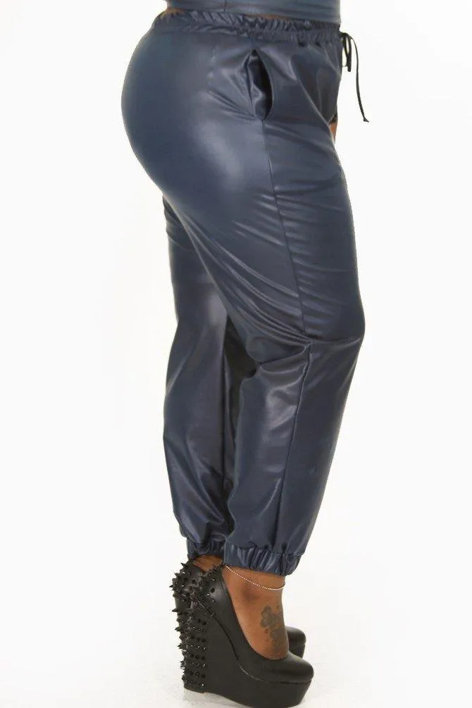 Faux Leather Pants