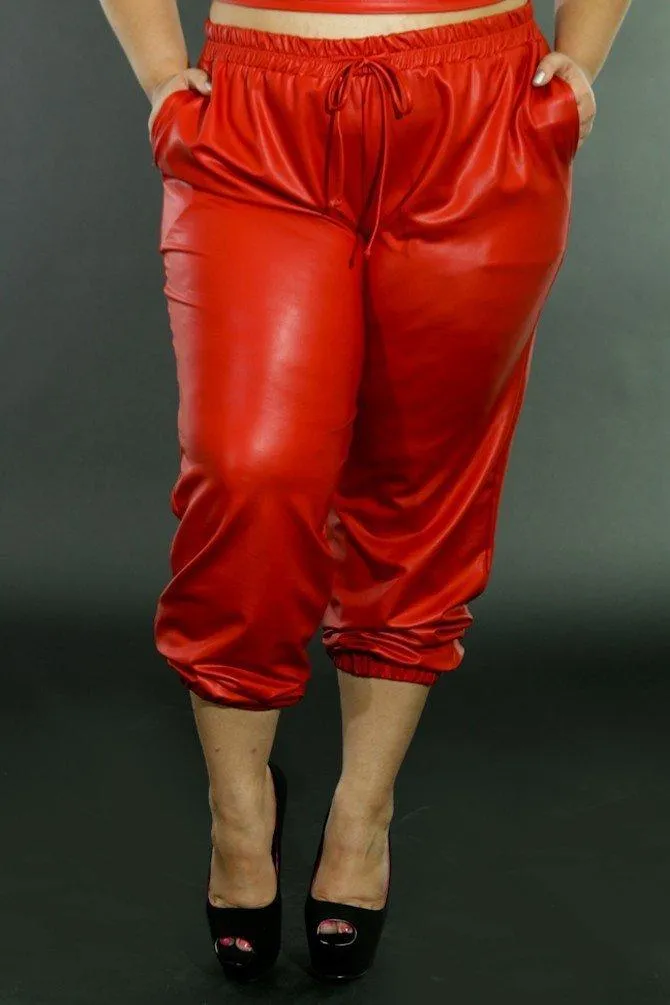 Faux Leather Pants