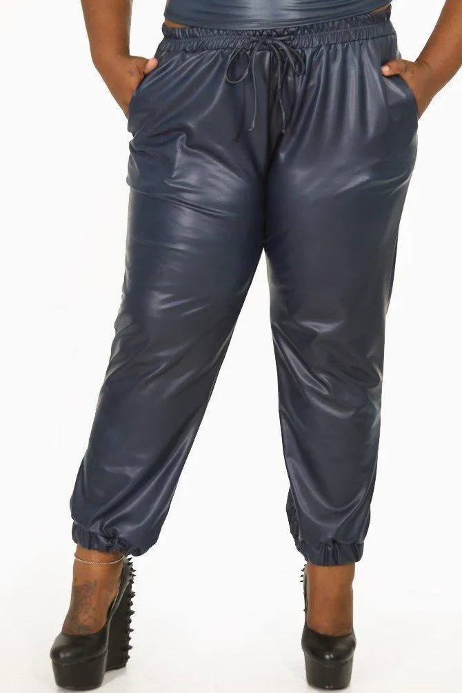 Faux Leather Pants