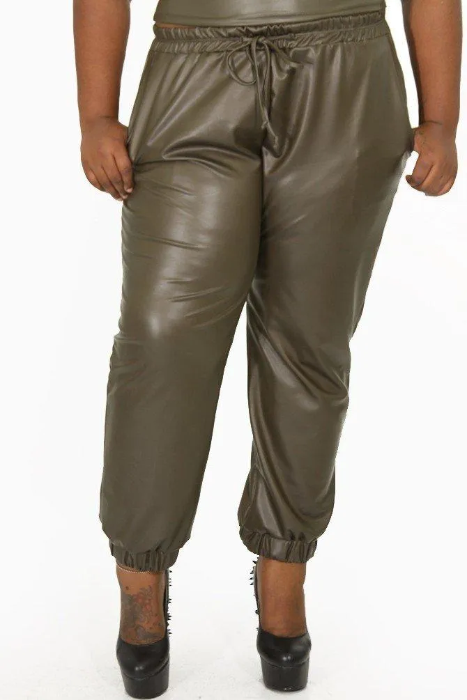 Faux Leather Pants