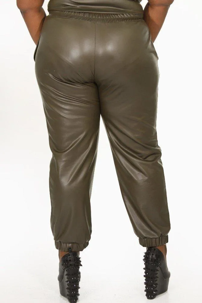 Faux Leather Pants
