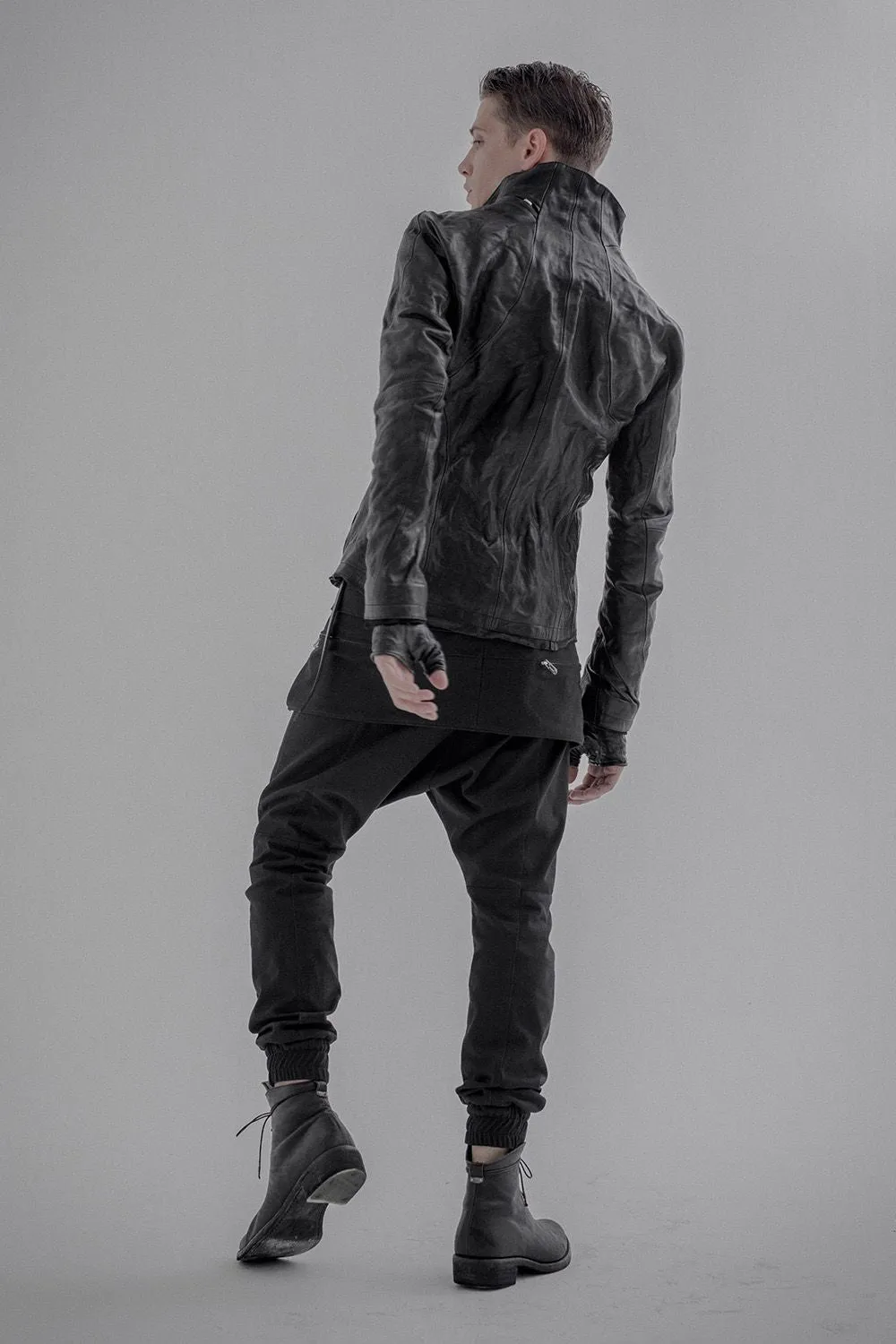 Flap bag drop crotch pants jog - ST107-0079S