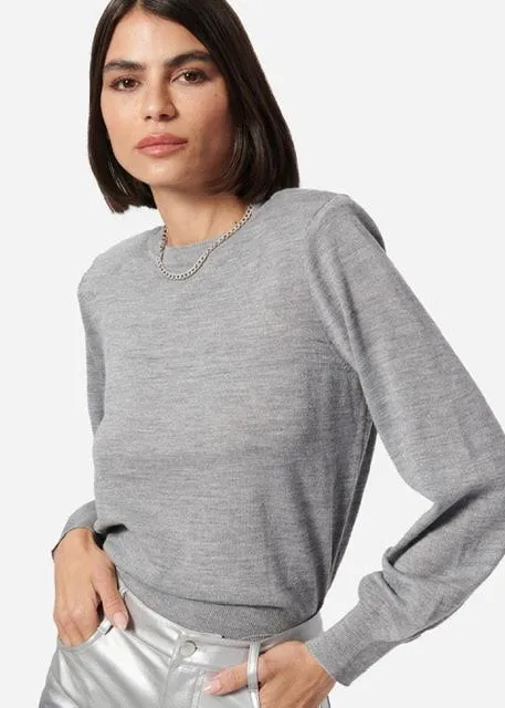 Gama Sweater ~ Silver Metallic