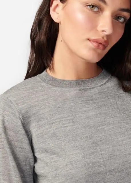 Gama Sweater ~ Silver Metallic