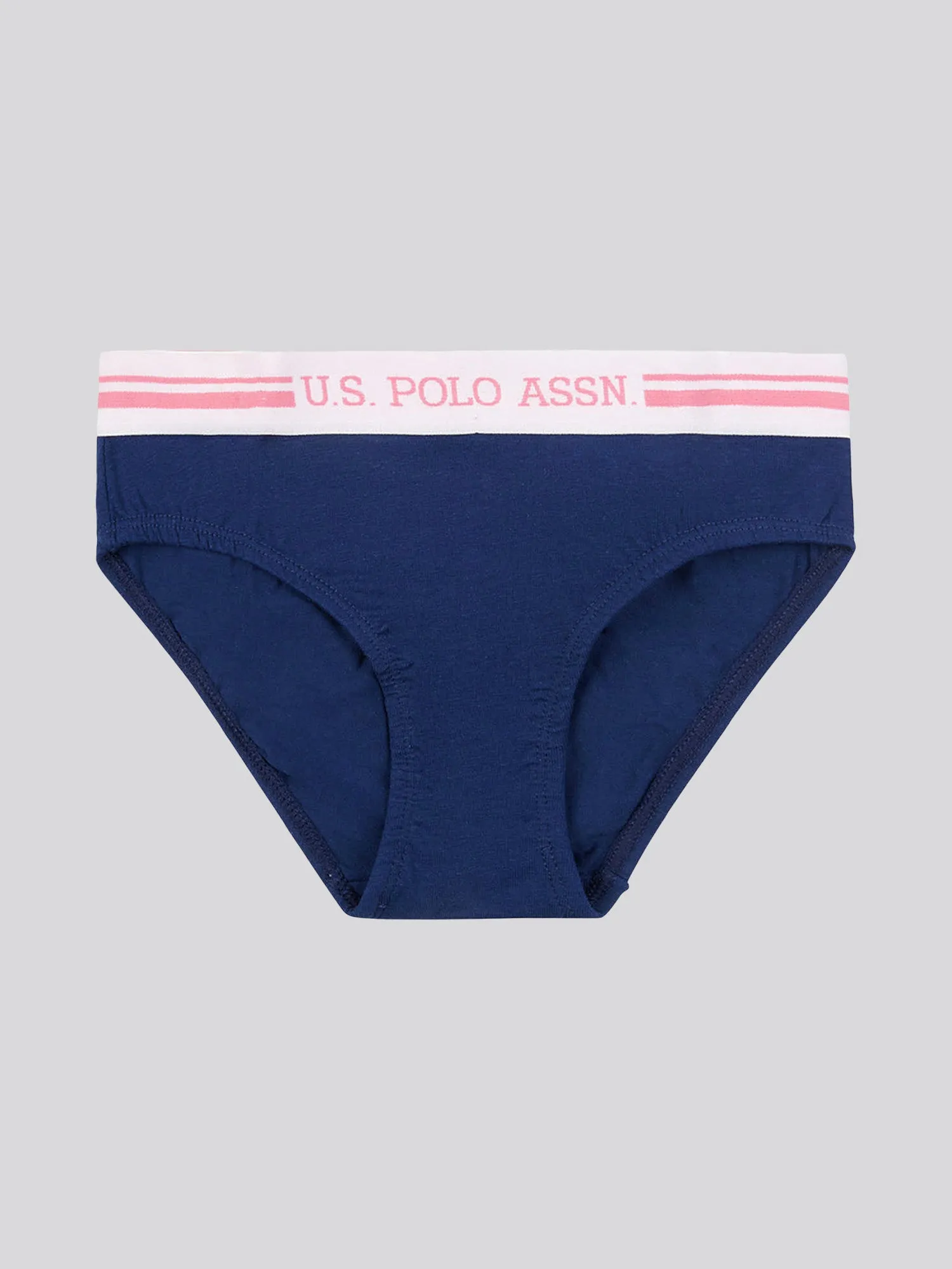 Girls 3 Pack Bikini Brief Underwear in Medieval Blue