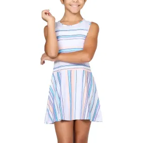 Girls Tennis Dress Fun Stripes