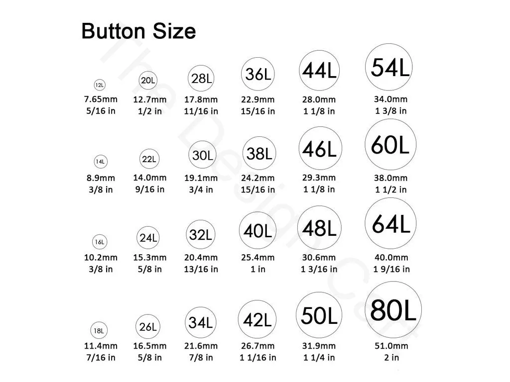 Golden Design 7 Metal Buttons