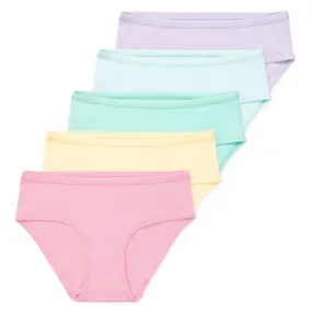 Gracie Tween Girls Organic Cotton Briefs (5-Pack)