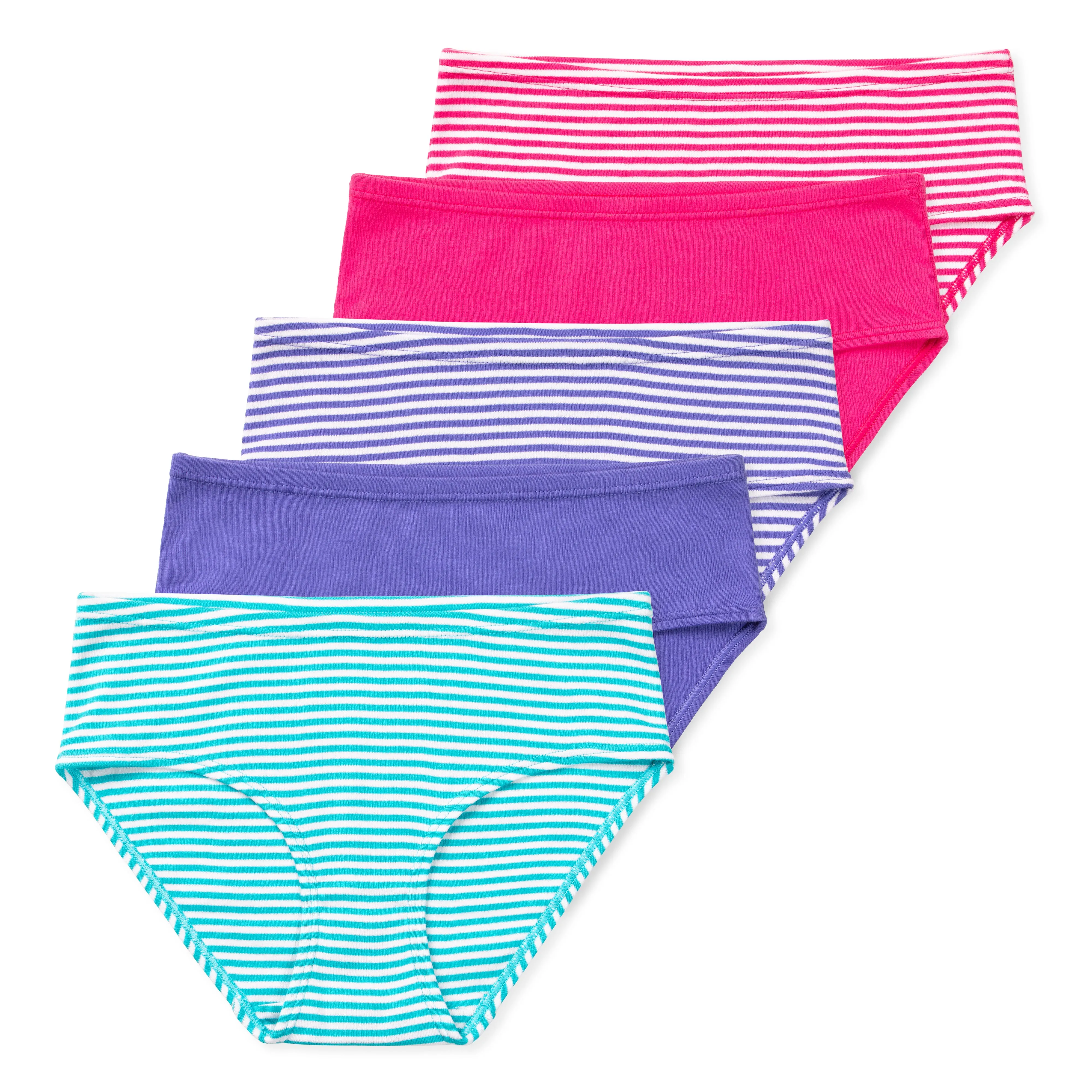 Gracie Tween Girls Organic Cotton Briefs (5-Pack)