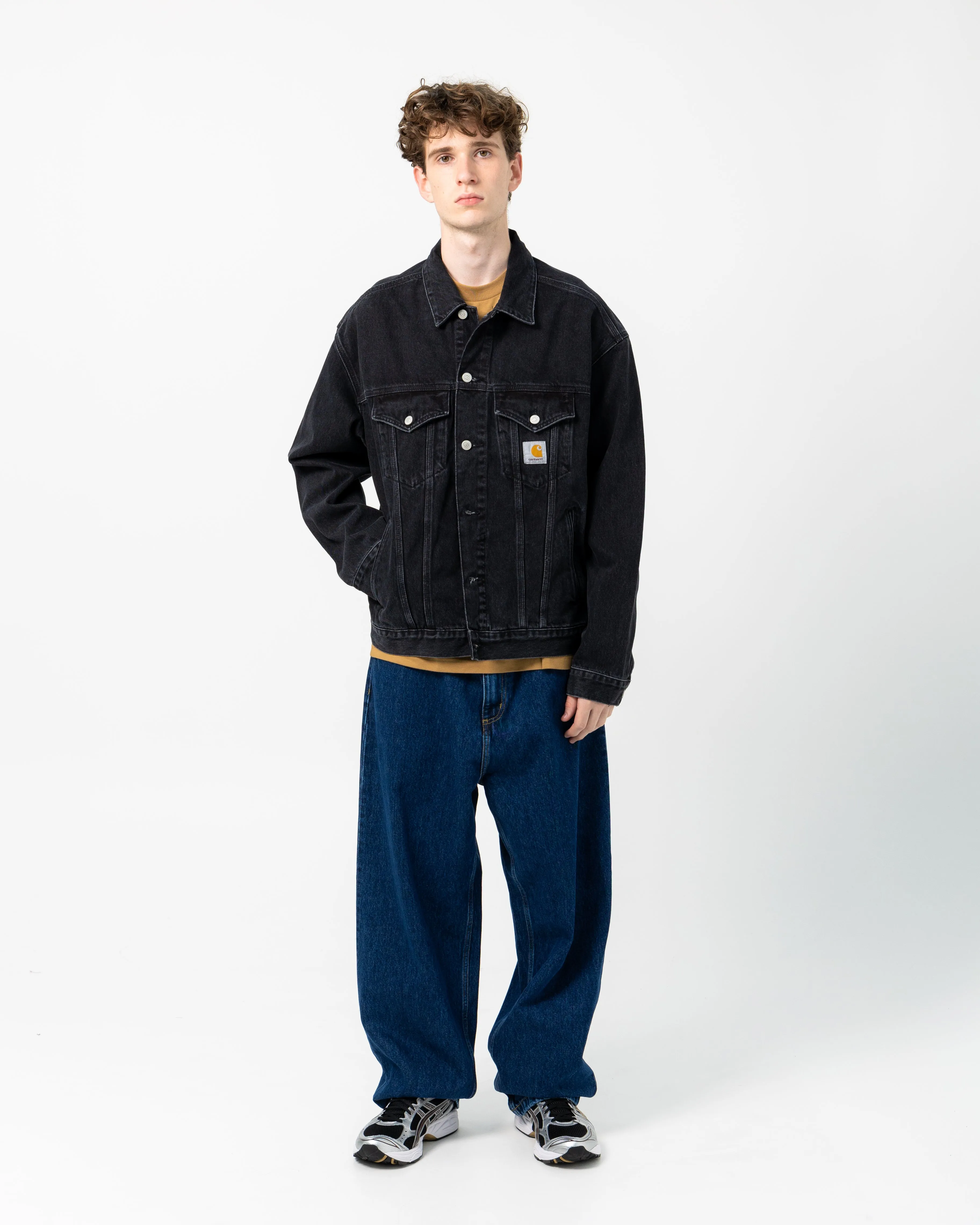 Helston Jacket | Black (stone washed)