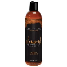 Intimate Earth Honey Almond Aromatherapy Massage Oil 4 oz.