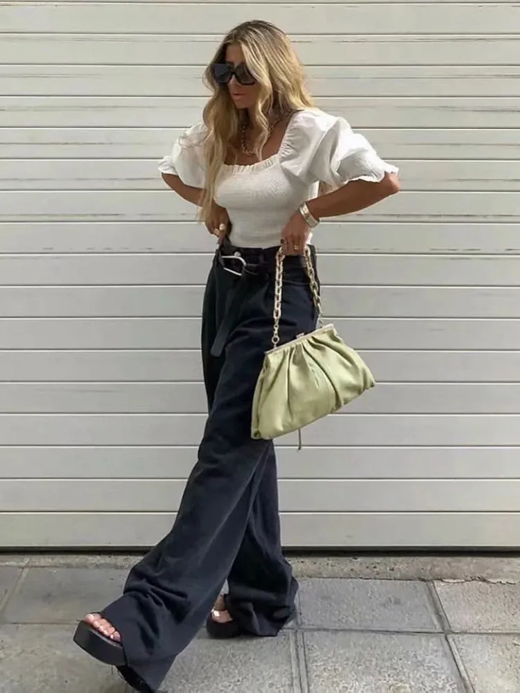 Jamie High Waisted Wide Leg Jeans - 4 Colors