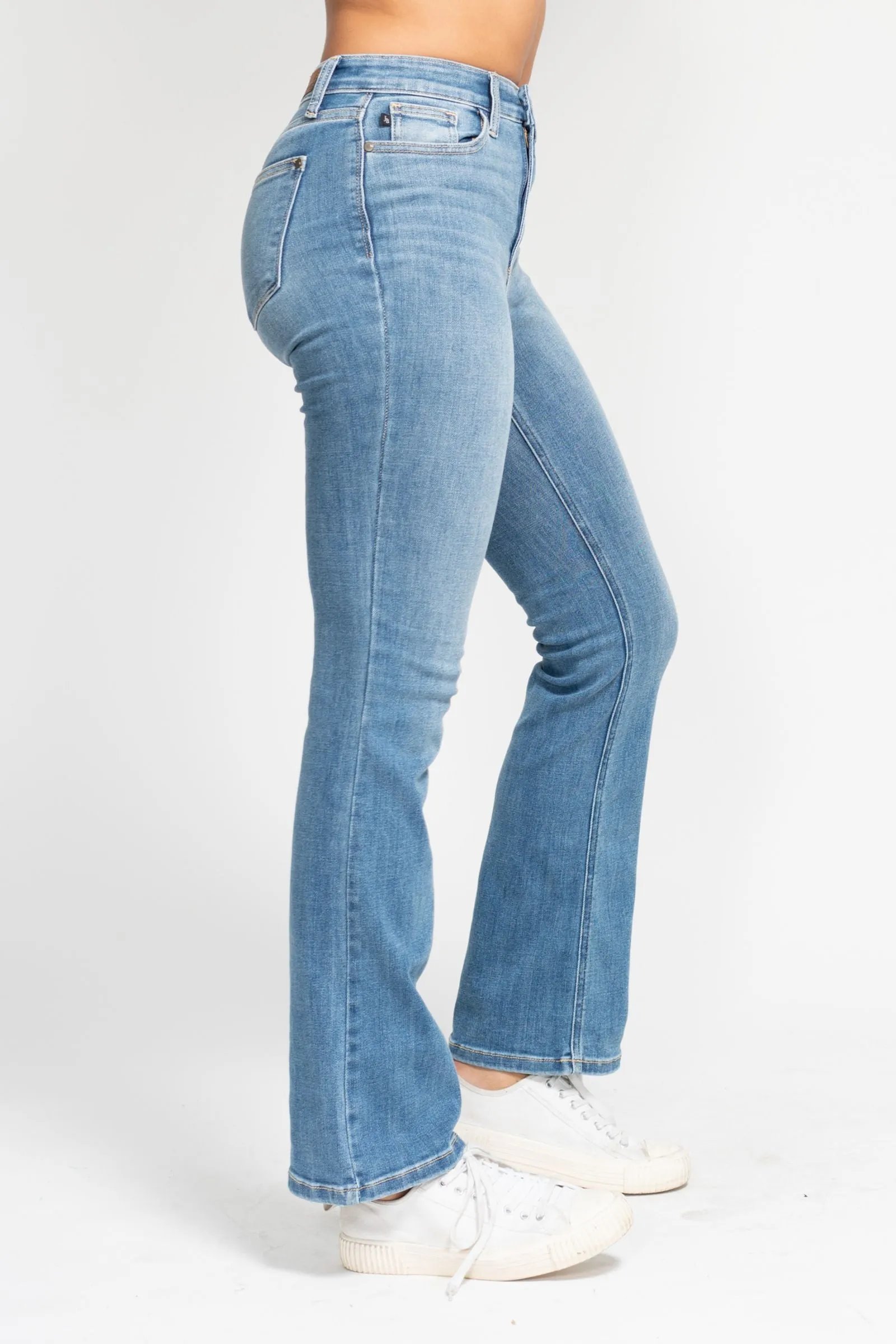 Judy Blue Classic Contrast Wash HW Bootcut Jeans