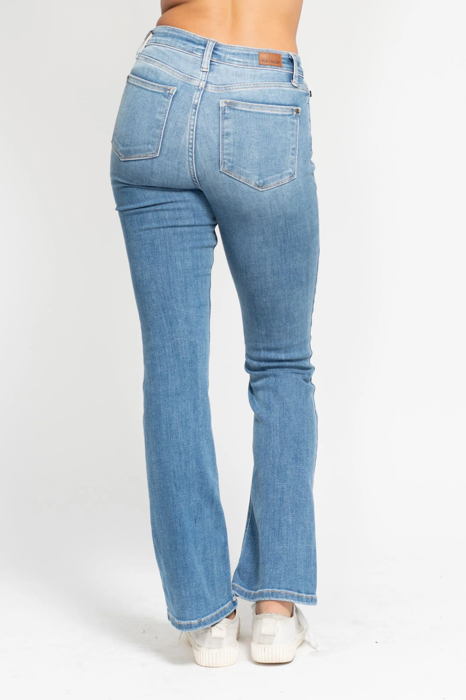 Judy Blue Classic Contrast Wash HW Bootcut Jeans