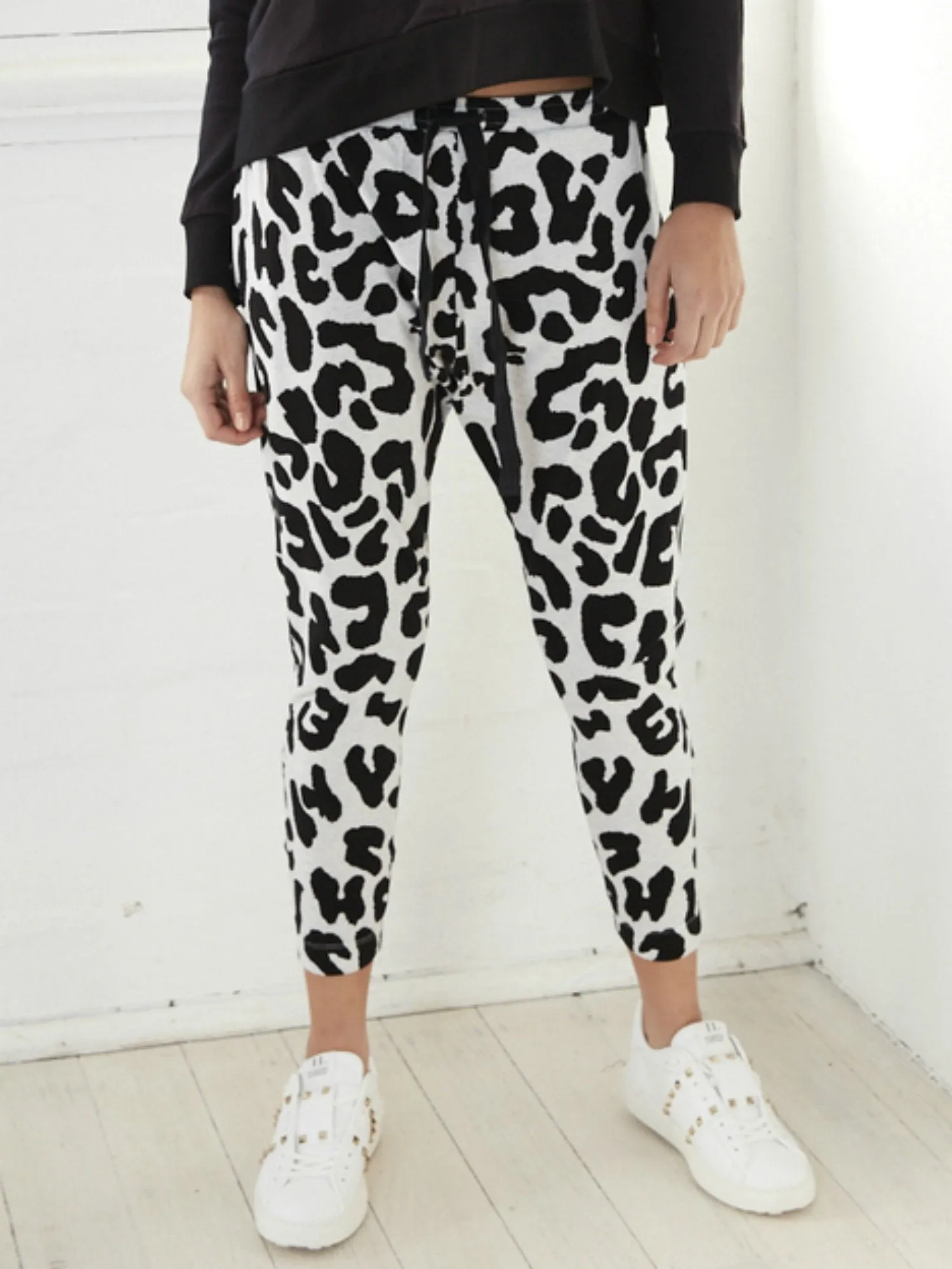 Kenji Comeback Pant | Grey Marle Leopard