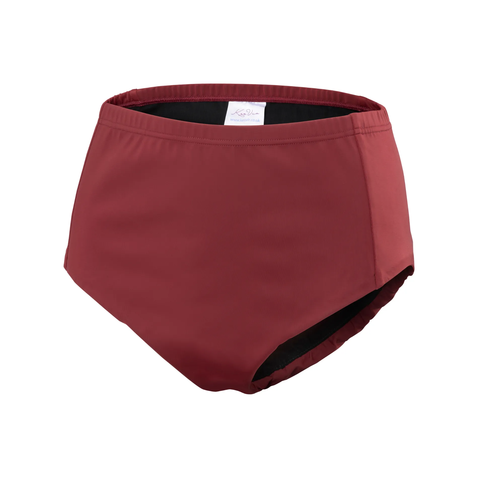 Kes-Vir Girl's Period Swim Briefs - Kenya Red