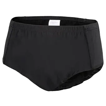 Kes-Vir Girl's Period Swim Briefs - Nero Black