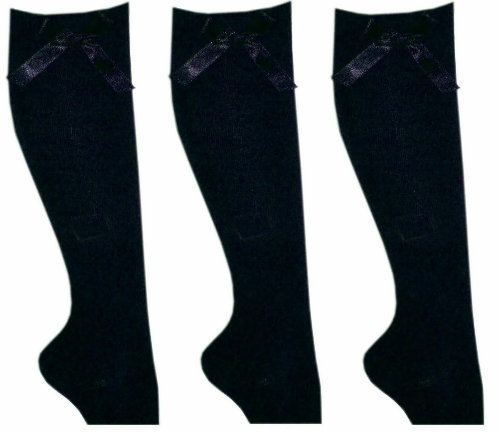 Knee High Bow Socks