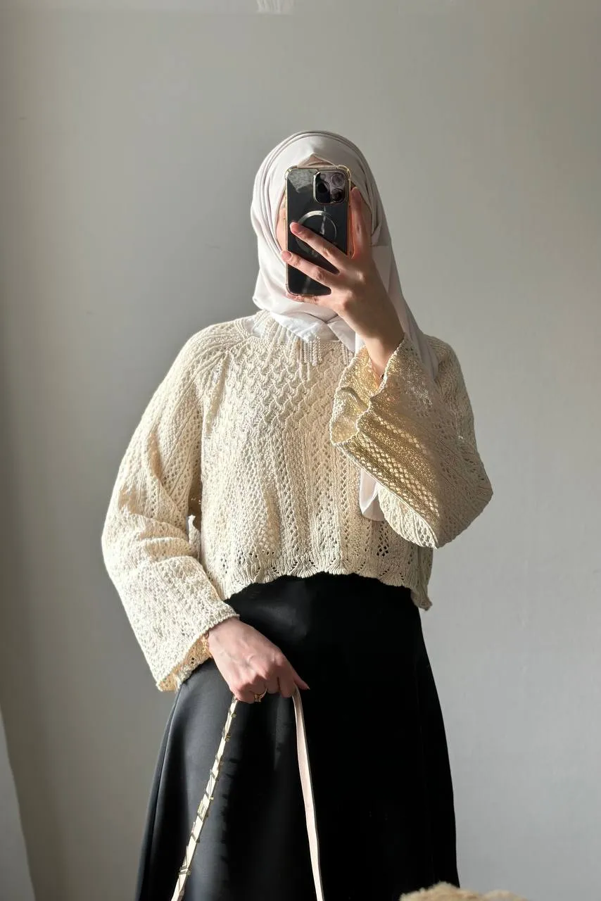 Knit Sweaters with Cropped Design