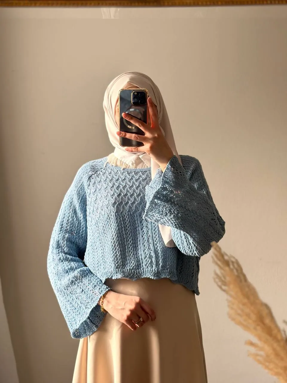 Knit Sweaters with Cropped Design