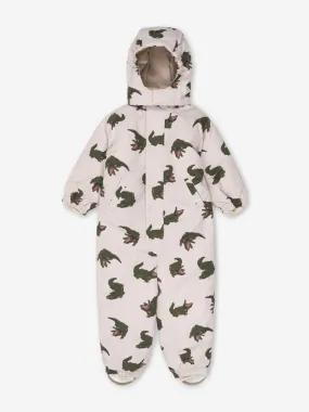 Konges Sløjd Kids Crocodile Nohr Snowsuit in Ivory