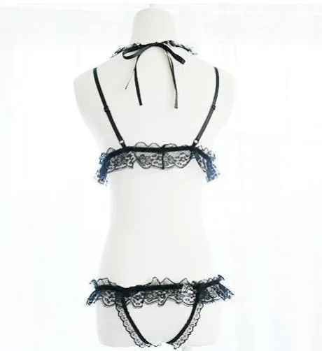 Lace Harness Lingerie Set