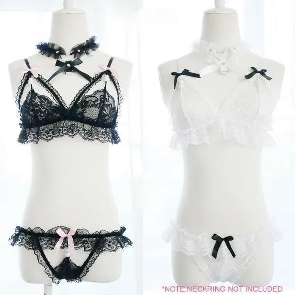 Lace Harness Lingerie Set