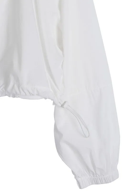 Lilou Cropped Wind breaker