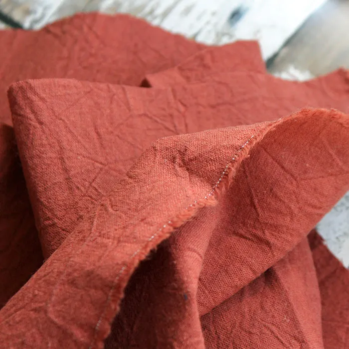 Linen & Cotton Rust