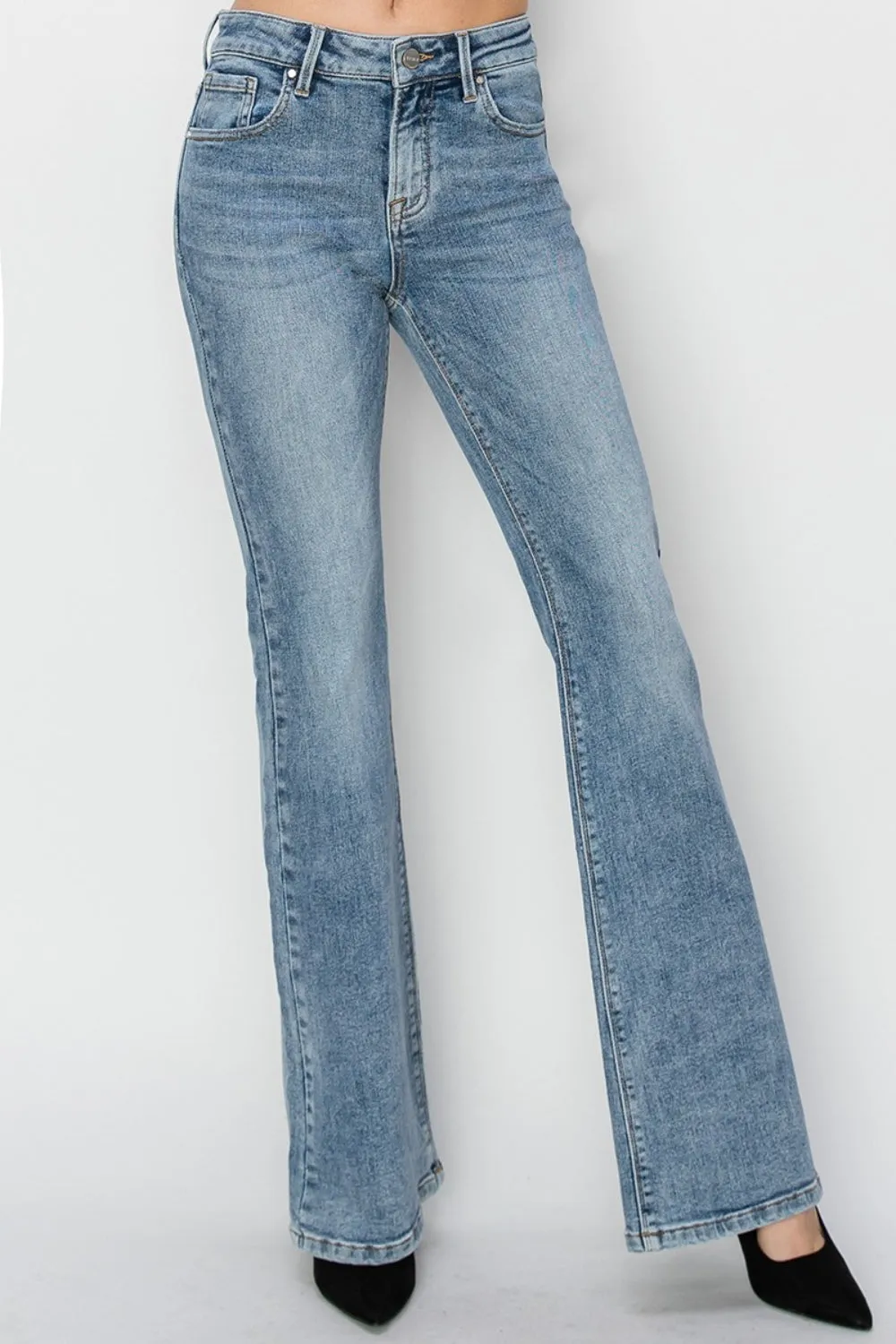 Lola Mid Rise Classic Bootcut Jeans