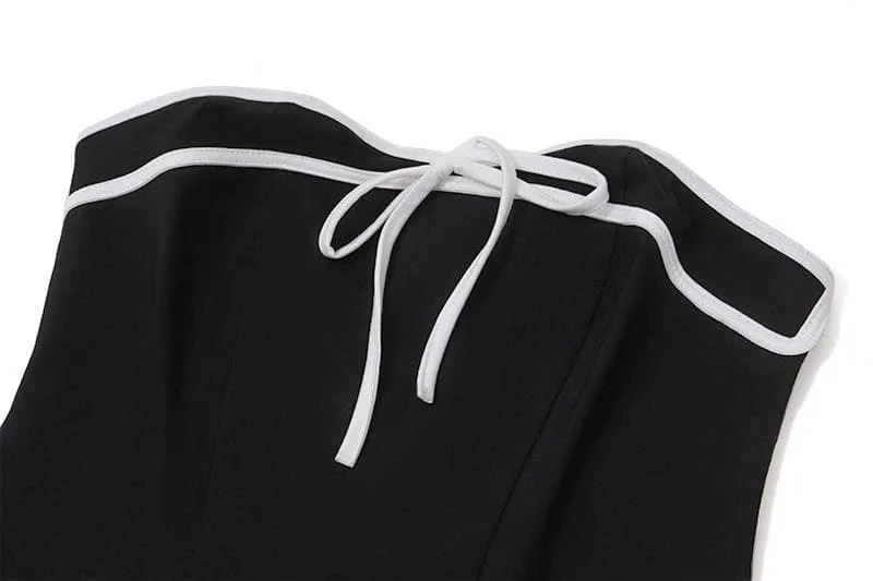 Long sleeve bowknot mesh shrug slit zip-up glitter 2 piece mini dress- Final Sale