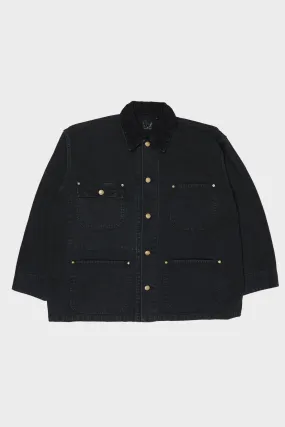 Loose Fit Oxford Coverall - Black