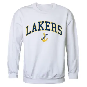 LSSU Lake Superior State University Campus Crewneck Pullover Sweatshirt Sweater White