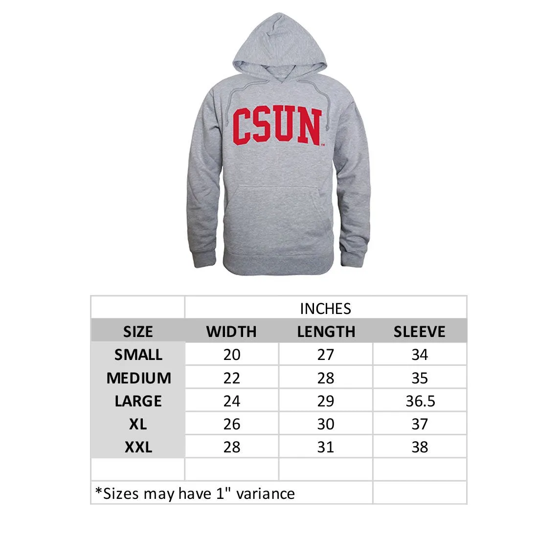 LSSU Lake Superior State University Game Day Hoodie Sweatshirt Heather Grey