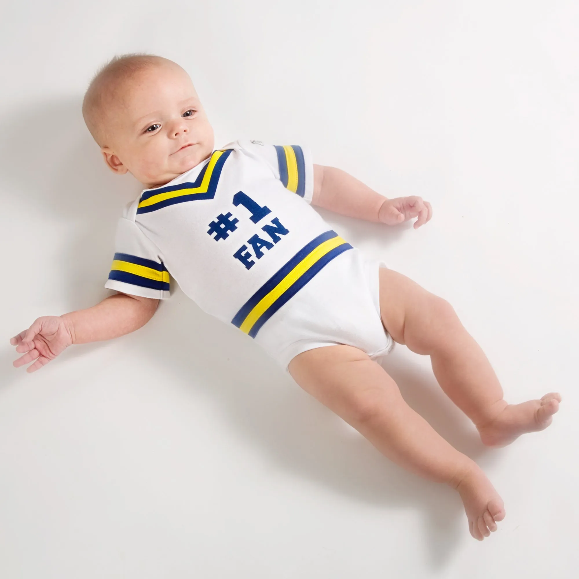 Maroon & White Infant Onesie