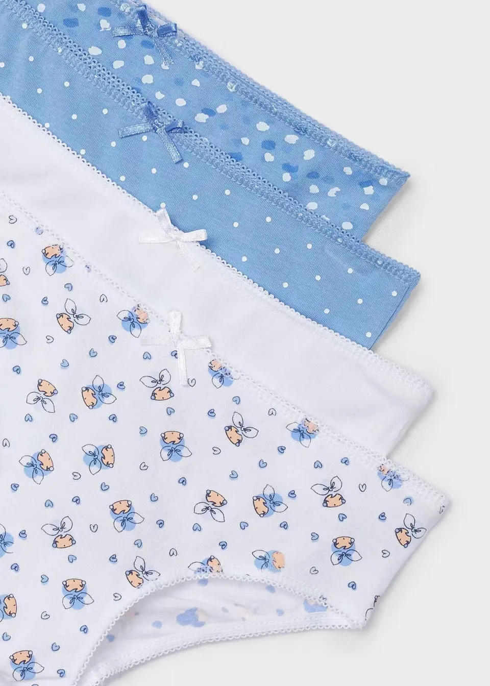 Mayoral Girls 4 Pack Underwear Set 10697 Indigo
