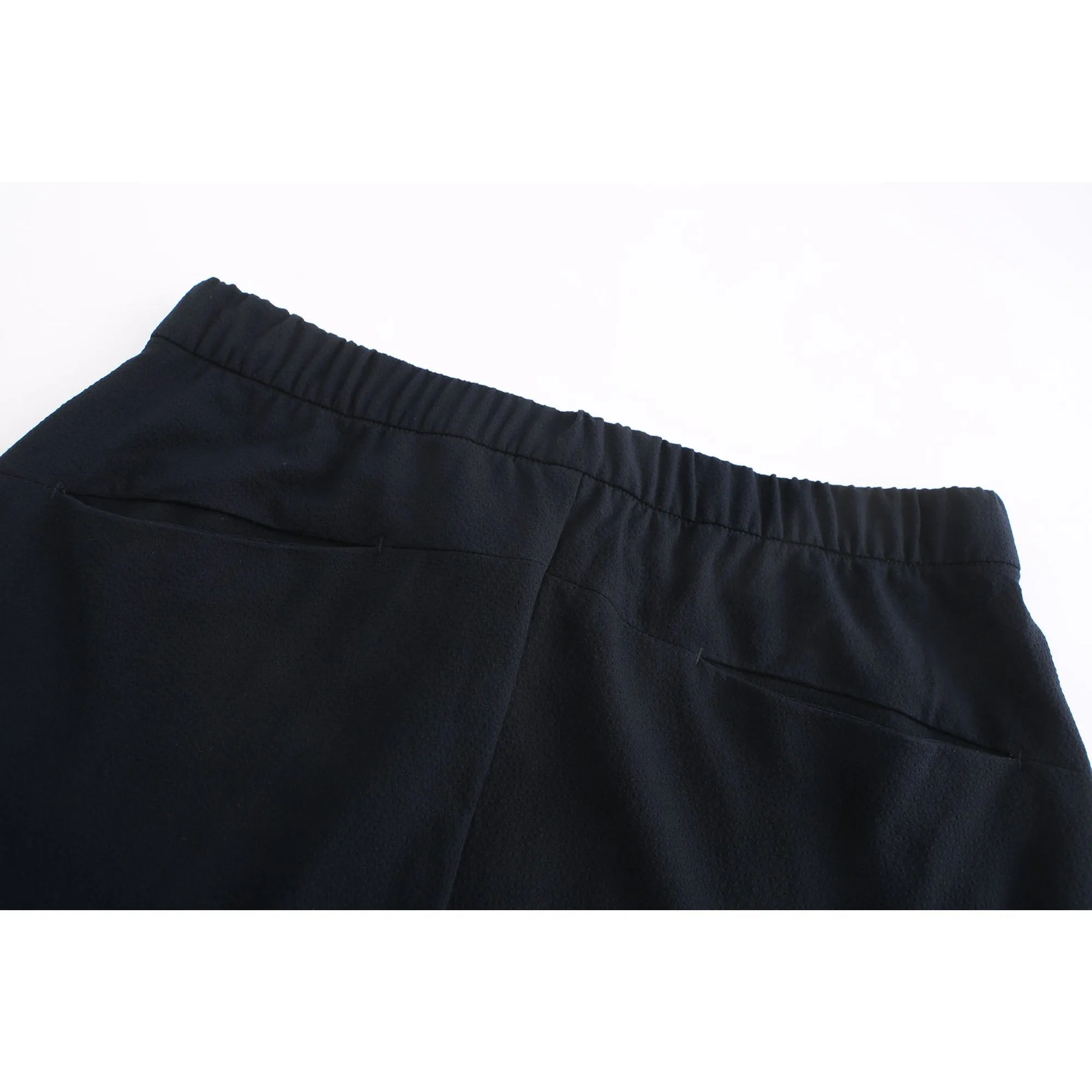 Men Drop Crotch Easy Pants - Navy