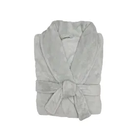 Microplush Bathrobe Silver